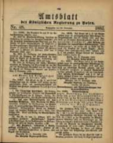 Amtsblatt der K&ouml;niglichen Regierung zu Posen. 1882.11.28 Nro.48