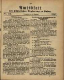 Amtsblatt der Königlichen Regierung zu Posen. 1882.12.26 Nro.52