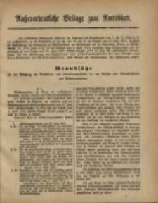 Au&szlig;erordentliche Beilage zum Amtsblatt