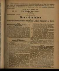 Neue Statuten der Lebens=Versicherungs=Aktien=Gesellschaft &ldquo;Caisse Paternelle&rdquo; zu Paris
