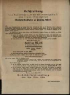 Beschreibung der auf Grund des Gesetzes vom 30. April 1874 … unterm 10. Januar 1882 neu ausgefertigten Reichskassenscheine zu Funfzig Mark