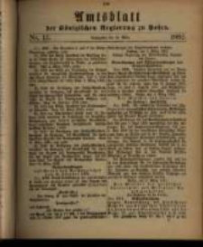 Amtsblatt der K&ouml;niglichen Regierung zu Posen. 1882.03.28 Nro.13
