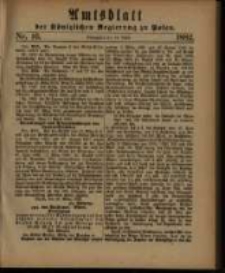 Amtsblatt der Königlichen Regierung zu Posen. 1882.04.18 Nro.16