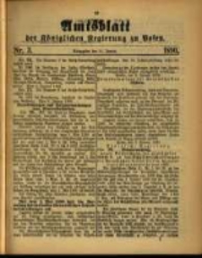 Amtsblatt der K&ouml;niglichen Regierung zu Posen. 1890.01.21 Nro.3