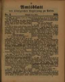 Amtsblatt der K&ouml;niglichen Regierung zu Posen. 1890.03.04 Nro.9