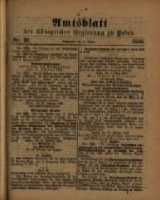 Amtsblatt der K&ouml;niglichen Regierung zu Posen. 1890.03.11 Nro.10