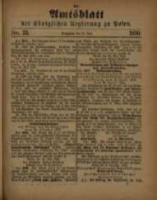 Amtsblatt der K&ouml;niglichen Regierung zu Posen. 1890.06.10 Nro.23