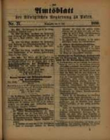 Amtsblatt der K&ouml;niglichen Regierung zu Posen. 1890.07.08 Nro.27
