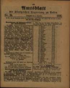 Amtsblatt der K&ouml;niglichen Regierung zu Posen. 1890.09.02 Nro.35