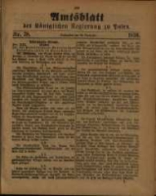 Amtsblatt der K&ouml;niglichen Regierung zu Posen. 1890.09.23 Nro.38