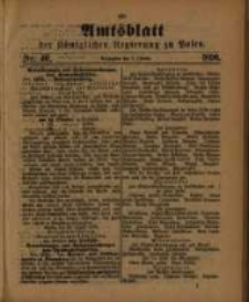 Amtsblatt der Königlichen Regierung zu Posen. 1890.10.07 Nro.40
