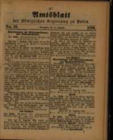 Amtsblatt der K&ouml;niglichen Regierung zu Posen. 1890.12.30 Nro.52