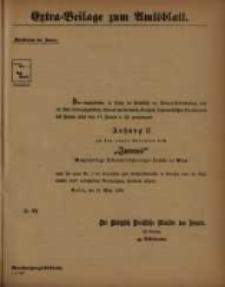 Extra = Beilage zum Amtsblatt