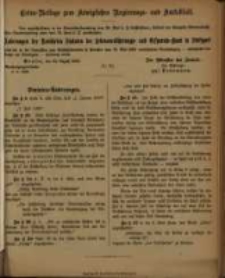 Extra = Beilage zum Amtsblatt der K&ouml;niglichen Regierung-und Posen