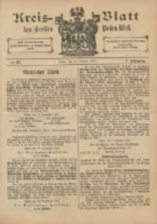 Kreis-Blatt des Kreises Posen-West 1895.10.17 Jg.7 Nr42