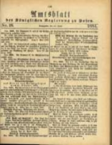 Amtsblatt der Königlichen Regierung zu Posen. 1884.04.29 Nro.18