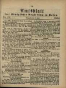 Amtsblatt der Königlichen Regierung zu Posen. 1884.06.17 Nro.25