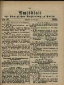 Amtsblatt der Königlichen Regierung zu Posen. 1884.07.22 Nro.30