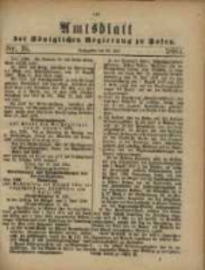 Amtsblatt der K&ouml;niglichen Regierung zu Posen. 1884.07.29 Nro.31