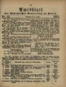 Amtsblatt der Königlichen Regierung zu Posen. 1884.08.05 Nro.32