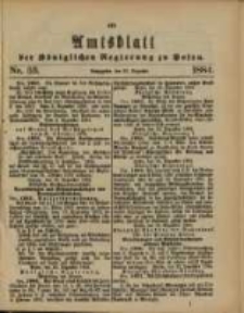 Amtsblatt der Königlichen Regierung zu Posen. 1884.12.30 Nro.53