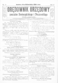Orędownik Urzędowy Powiat&oacute;w Krotoszyńskiego i Pleszewskiego 1924.04.12 R.51 Nr27