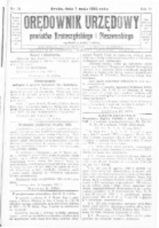 Orędownik Urzędowy Powiat&oacute;w Krotoszyńskiego i Pleszewskiego 1924.05.07 R.51 Nr34