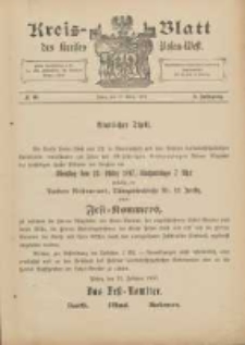 Kreis-Blatt des Kreises Posen-West 1897.03.11 Jg.9 Nr10