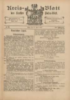 Kreis-Blatt des Kreises Posen-West 1898.04.14 Jg.10 Nr15