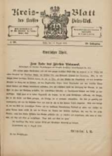 Kreis-Blatt des Kreises Posen-West 1898.08.18 Jg.10 Nr33