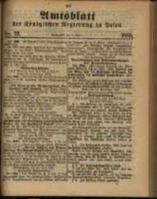 Amtsblatt der K&ouml;niglichen Regierung zu Posen. 1889.06.04 Nro.23