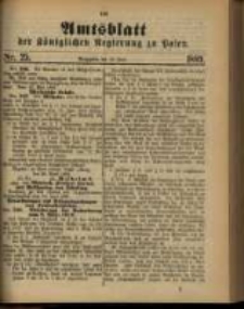 Amtsblatt der Königlichen Regierung zu Posen. 1889.06.18 Nro.25