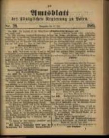 Amtsblatt der Königlichen Regierung zu Posen. 1889.07.16 Nro.29