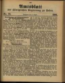 Amtsblatt der K&ouml;niglichen Regierung zu Posen. 1889.08.13 Nro.33