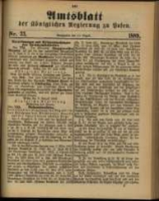 Amtsblatt der Königlichen Regierung zu Posen. 1889.08.13 Nro.33