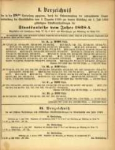 Verzeichniss der in der 18ten &hellip; vom 3. Dezember 1889 &hellip; am 1. Juli 1890 &hellip; Staatsanleiche vom Jahre 1868 A.