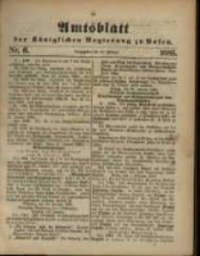 Amtsblatt der K&ouml;niglichen Regierung zu Posen. 1885.02.03 Nro.5