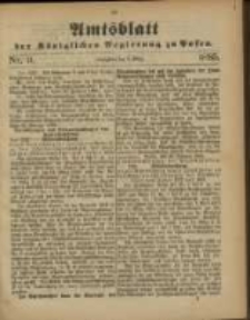 Amtsblatt der Königlichen Regierung zu Posen. 1885.03.03 Nro.9