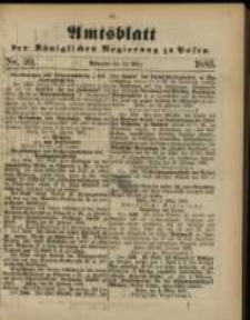 Amtsblatt der Königlichen Regierung zu Posen. 1885.03.10 Nro.10