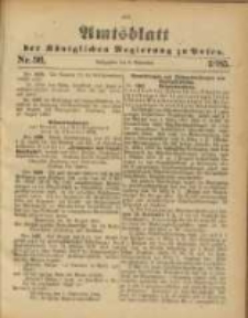 Amtsblatt der Königlichen Regierung zu Posen. 1885.09.08 Nro.36