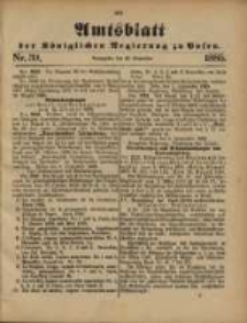 Amtsblatt der Königlichen Regierung zu Posen. 1885.09.29 Nro.39