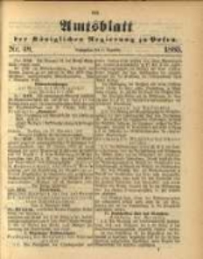 Amtsblatt der Königlichen Regierung zu Posen. 1885.12.01 Nro.48