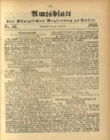Amtsblatt der Königlichen Regierung zu Posen. 1885.12.29 Nro.52