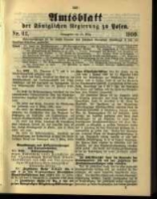 Amtsblatt der Königlichen Regierung zu Posen. 1899.03.21 Nro.12