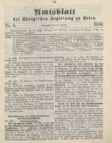 Amtsblatt der K&ouml;niglichen Regierung zu Posen. 1900.01.16 Nro.3