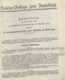 Sonder - Beilage zum Amtsblatt