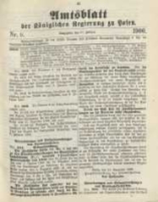 Amtsblatt der K&ouml;niglichen Regierung zu Posen. 1900.02.27 Nro.9