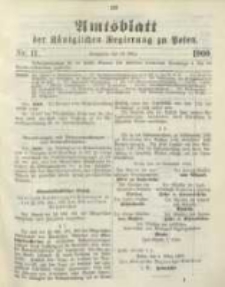Amtsblatt der Königlichen Regierung zu Posen. 1900.03.13 Nro.11