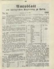 Amtsblatt der K&ouml;niglichen Regierung zu Posen. 1900.03.20 Nro.12