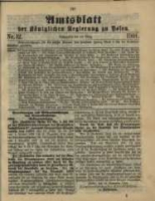 Amtsblatt der K&ouml;niglichen Regierung zu Posen. 1901.03.19 Nro.12